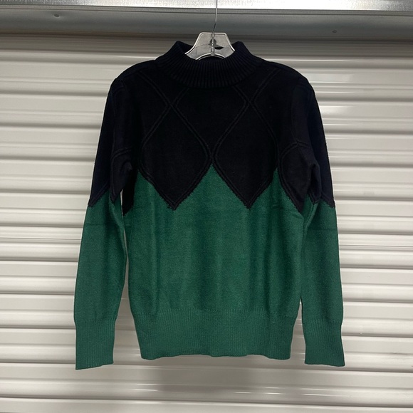 Alfani Colorblk True Emerald Sweater.‎ NWT!! Size Small - Picture 1 of 4